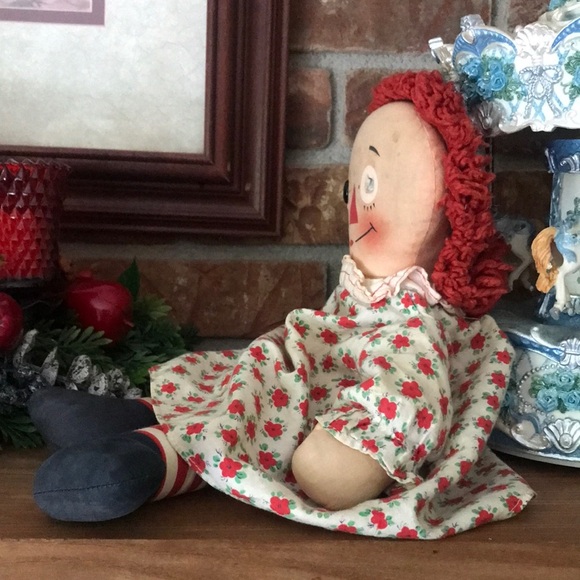Rare VTG  1960’s Musical Knickerbocker Raggedy Ann - Picture 3 of 6
